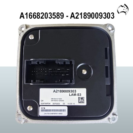 A1668203589, A2189009303 – Mercedes LED Headlight Control Module.